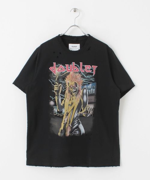 doubelt 洋服の青山コラボT ロックTシャツ ノースリーブ ダブレット 中古・古着通販】doublet (ダブレット) 洋服の青山 AOYAMA ROCK