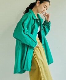 GALLARDAGALANTE（ガリャルダガランテ）の「【HERITANOVUM】ガーメントダイタフタシャツジャケット（その他アウター）」