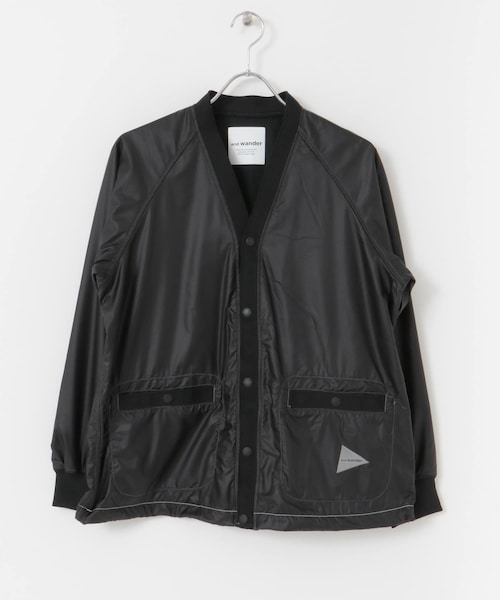 and wander（アンドワンダー）の「and wander covered rip cardigan