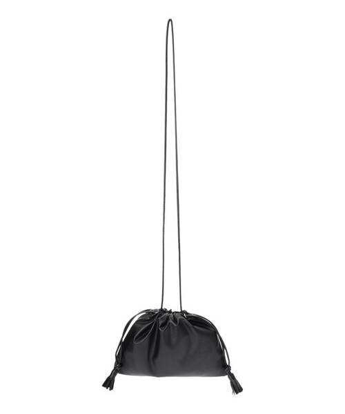 Green　Parks（グリーンパークス）の「・フリンジフラット巾着（財布/小物・ブラック/グレーベージュ/イエロー/グリーン・F）」の10枚目の写真