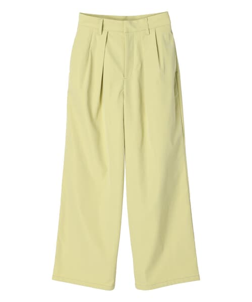 Green Parks(グリーンパークス)の「タックセミワイドパンツ(パンツ・オレンジ/イエロー/ブルーグリーン・M/L)」の17枚目の写真