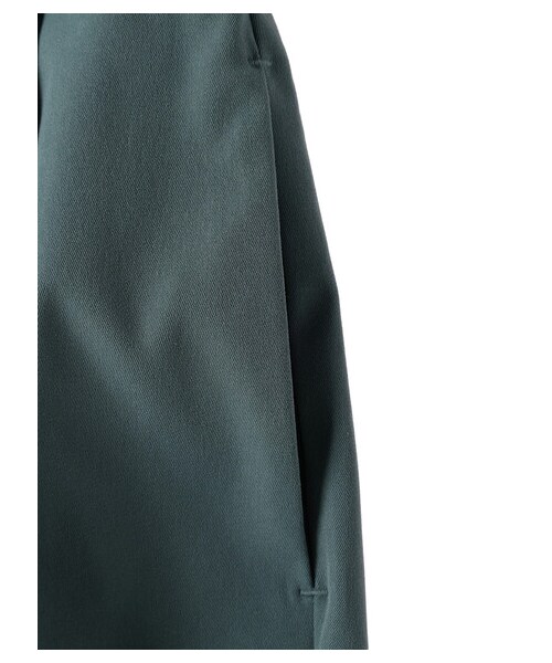 Green Parks(グリーンパークス)の「タックセミワイドパンツ(パンツ・オレンジ/イエロー/ブルーグリーン・M/L)」の8枚目の写真