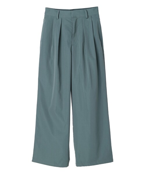 Green Parks(グリーンパークス)の「タックセミワイドパンツ(パンツ・オレンジ/イエロー/ブルーグリーン・M/L)」の18枚目の写真