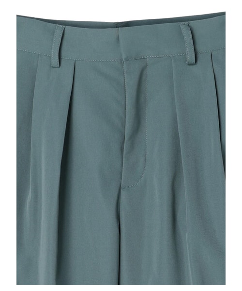 Green Parks(グリーンパークス)の「タックセミワイドパンツ(パンツ・オレンジ/イエロー/ブルーグリーン・M/L)」の4枚目の写真