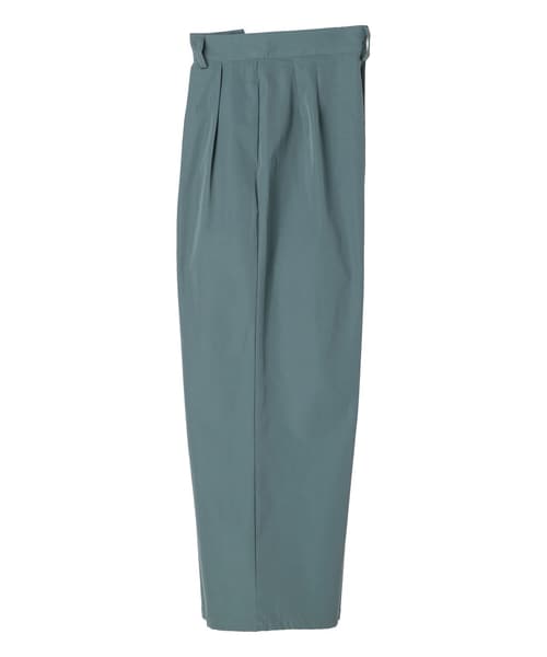 Green Parks(グリーンパークス)の「タックセミワイドパンツ(パンツ・オレンジ/イエロー/ブルーグリーン・M/L)」の11枚目の写真