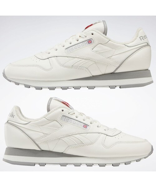 Reebok(リーボック)の「クラシック レザー 1983 ビンテージ / Classic Leather 1983 Vintage Shoes(シューズ・チョーク/チョーク/ベクターレッド(GX0281)/コールドグレー/フラッシュレッド/チョーク(GX0282))」の9枚目の写真