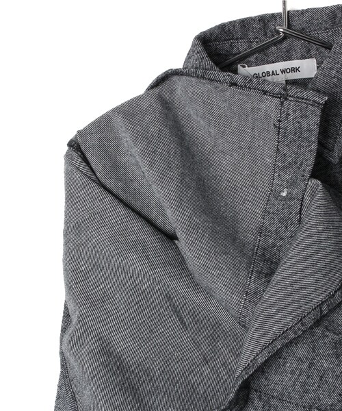 GLOBAL WORK（グローバルワーク）の「【キッズ】ニットポケシャツ長袖（トップス・キッズ・ホワイト05/グレー18/ブルー85・Ｓ（90～100cm）/Ｍ（100～110cm）/Ｌ（110～120cm）/ＸＬ(120～130cm)）」の9枚目の写真