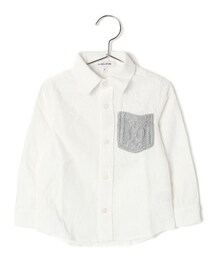 GLOBAL WORK | 【キッズ】ニットポケシャツ長袖(トップス)