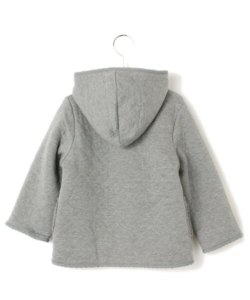 GLOBAL WORK（グローバルワーク）の「【キッズ】１４キルトボアジャケット（ジャケット/アウター・キッズ・グレーラメ15/レッド35/ベージュラメ52/ネイビードット88・S（90～100cm）/M（100～110cm）/L（110～120cm）/XL（120～130cm））」の5枚目の写真