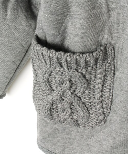 GLOBAL WORK（グローバルワーク）の「【キッズ】１４キルトボアジャケット（ジャケット/アウター・キッズ・グレーラメ15/レッド35/ベージュラメ52/ネイビードット88・S（90～100cm）/M（100～110cm）/L（110～120cm）/XL（120～130cm））」の10枚目の写真