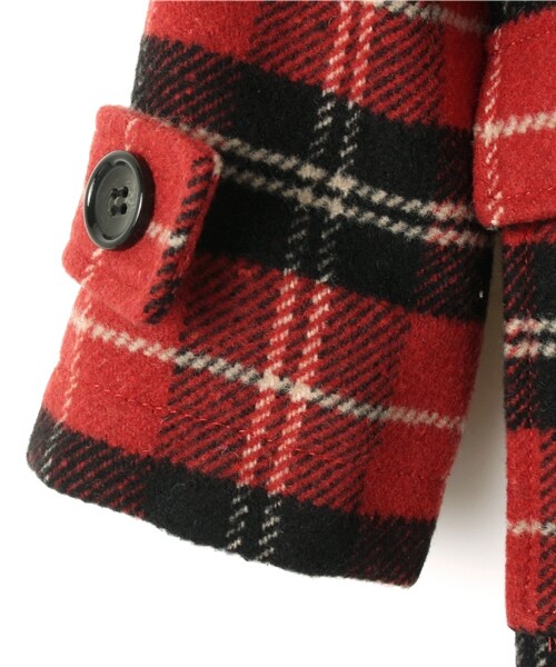 GLOBAL WORK（グローバルワーク）の「【キッズ】ダッフルコート（ジャケット/アウター・キッズ・グレー18/レッドチェック35/ベージュ52/ネイビー88・S（90～100cm）/M（100～110cm）/L（110～120cm）/XL（120～130cm））」の8枚目の写真