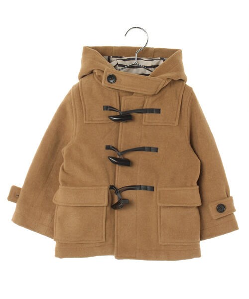 GLOBAL WORK（グローバルワーク）の「【キッズ】ダッフルコート（ジャケット/アウター・キッズ・グレー18/レッドチェック35/ベージュ52/ネイビー88・S（90～100cm）/M（100～110cm）/L（110～120cm）/XL（120～130cm））」の3枚目の写真