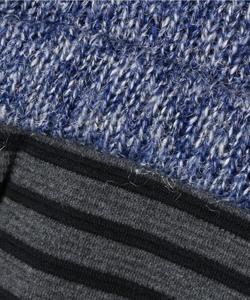 GLOBAL WORK(グローバルワーク)の「【キッズ】ハイネックタイトスカートワンピース(ワンピース/ドレス・キッズ・ダークグレー×レッドボーダー09/グレー×ホワイトボーダー15/ブルー×グレーボーダー85・S(90~100cm)/M(100~110cm)/L(110~120cm)/XL(120~130cm))」の7枚目の写真