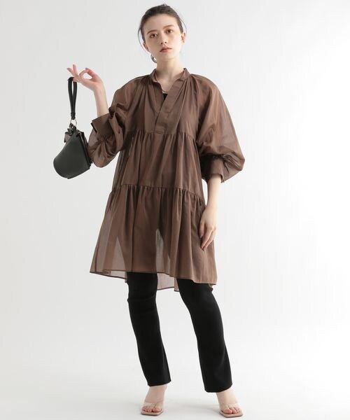BABYLONE（バビロン）の「ボイルチュニックブラウス（）」 - WEAR