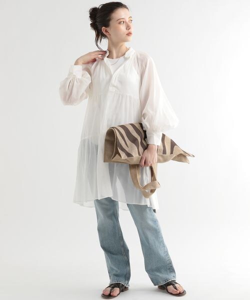 BABYLONE（バビロン）の「ボイルチュニックブラウス（）」 - WEAR