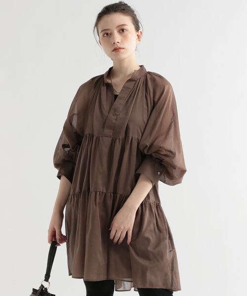 BABYLONE（バビロン）の「ボイルチュニックブラウス（）」 - WEAR