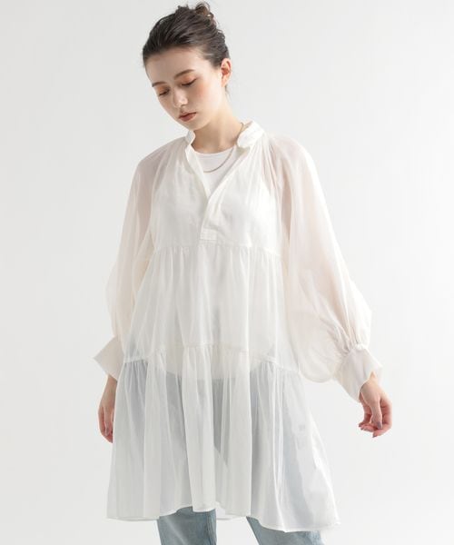BABYLONE（バビロン）の「ボイルチュニックブラウス（）」 - WEAR