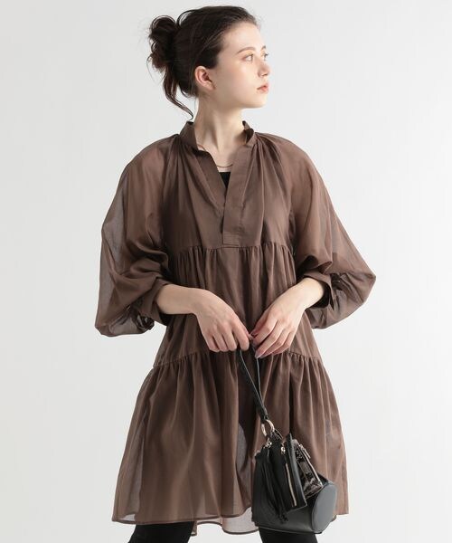 BABYLONE（バビロン）の「ボイルチュニックブラウス（）」 - WEAR