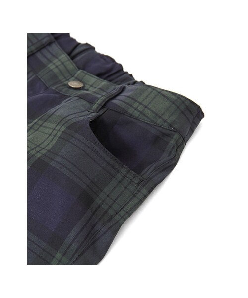 KBF（ケイビーエフ）の「チェックスキニーパンツ（パンツ・レディース・GREEN・one）」の8枚目の写真