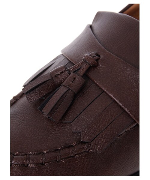 earth music&ecology（アースミュージックアンドエコロジー）の「メンズライクシューズ（パンプス・レディース・ブラック/ブラウン・25cm）」の5枚目の写真