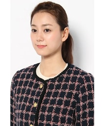 美品 ジャーナルスタンダード レサージュ LINTON ツイードジャケット journal standard L'essage（ジャーナルスタンダードレサージュ）の