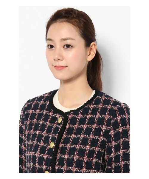 美品 ジャーナルスタンダード レサージュ LINTON ツイードジャケット journal standard L'essage（ジャーナルスタンダードレサージュ）の