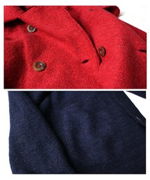 45R（フォーティファイブアール）の「ウールアルパカ縮絨Pコート