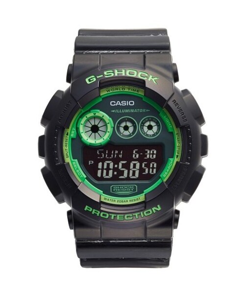 G-SHOCK（ジーショック）の「G-Shock Digital Watch, 55mm（アナログ腕時計・レディース・Green/ Black）」の2枚目の写真