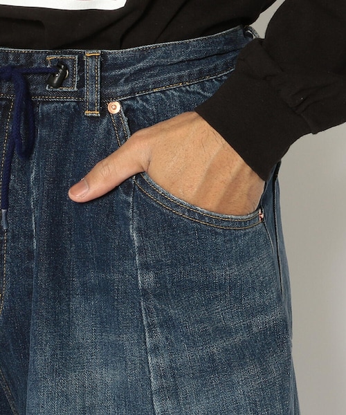 Needles（ニードルス）の「NEEDLES/ニードルズ H.D. PANT - JEAN / 12OZ DENIM VINTAGE KP200（パンツ・メンズ・INDIGO・S/M）」の5枚目の写真