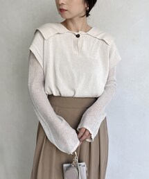 CAPRICIEUX LE&#39;MAGE - 即日発送　2SET肩スリットニット　カプリシューレマージュ　ニット　春服 2SET肩スリットニット | CAPRICIEUX LE'MAGE(カプリシュレ