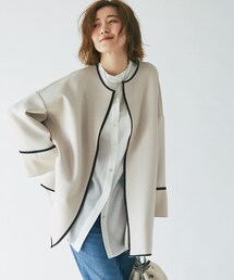 un dix cors | 《予約》【楽に羽織れる】ダンボールノーカラーコート(その他アウター)