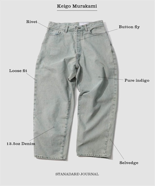 JOURNAL STANDARD（ジャーナルスタンダード）の「【STANDARD JOURNAL / スタンダード ジャーナル】by MURAKAMI Denim（その他・ネイビー/S/M/L）」の4枚目の写真