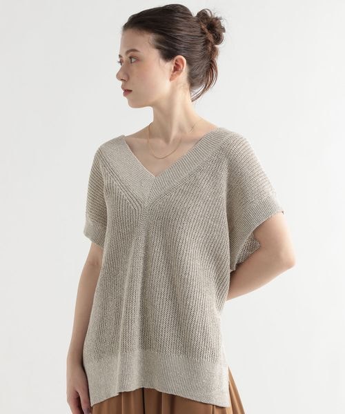 BABYLONE（バビロン）の「シルク混ニットベスト（）」 - WEAR