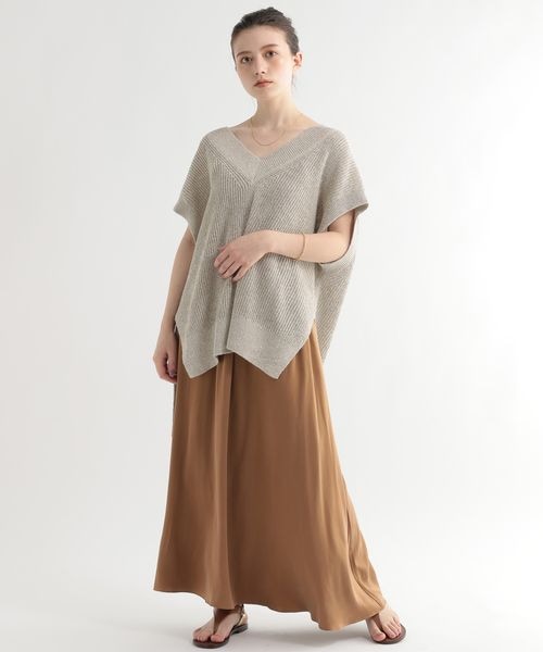 BABYLONE（バビロン）の「シルク混ニットベスト（）」 - WEAR