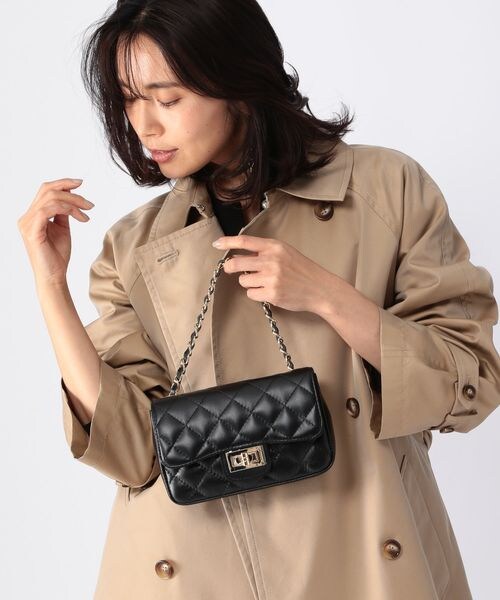 BARNYARDSTORM（バンヤードストーム）の「AULENTTI/キルトBAG（バッグ・レディース・ブラック19/ベージュ70/グリーン70・FREE）」の4枚目の写真