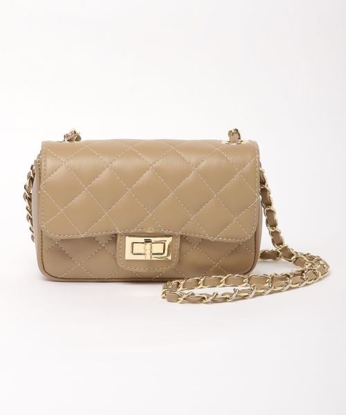 BARNYARDSTORM（バンヤードストーム）の「AULENTTI/キルトBAG（バッグ・レディース・ブラック19/ベージュ70/グリーン70・FREE）」の2枚目の写真