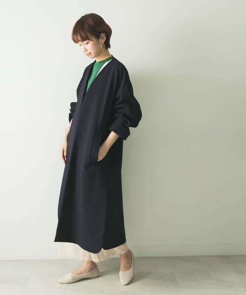 ENFOLD（エンフォルド）の「ENFOLD ダブルクロス3スリットコート