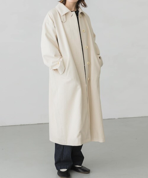 かぐれ（カグレ）の「コットンカルゼステンカラーコート（）」 - WEAR