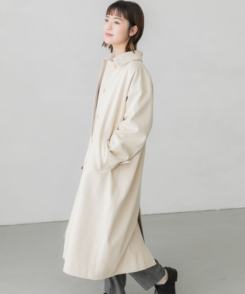 かぐれ（カグレ）の「コットンカルゼステンカラーコート（）」 - WEAR