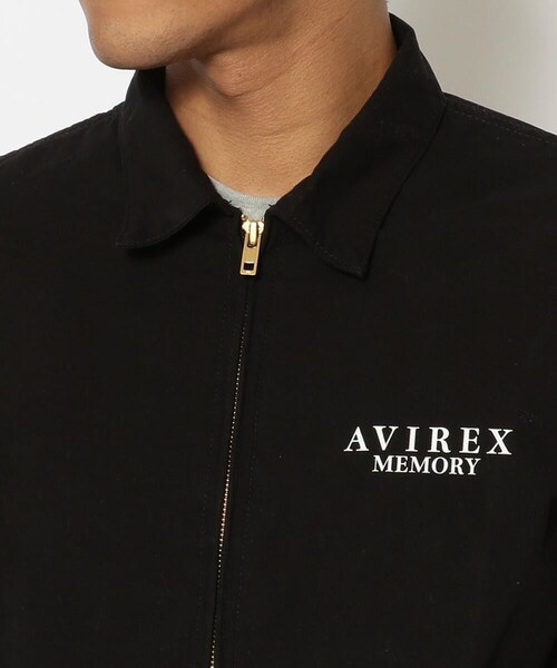 AVIREX(アヴィレックス)の「ガールズ アンド ロゴ ジャケット/GIRLS & LOGO JACKET(ジャケット/アウター・メンズ・KINARI/BLACK・M, L, XL, XXL)」の6枚目の写真