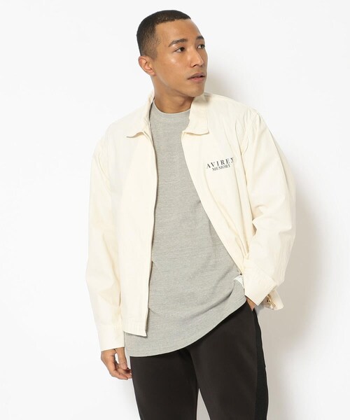AVIREX(アヴィレックス)の「ガールズ アンド ロゴ ジャケット/GIRLS & LOGO JACKET(ジャケット/アウター・メンズ・KINARI/BLACK・M, L, XL, XXL)」の2枚目の写真