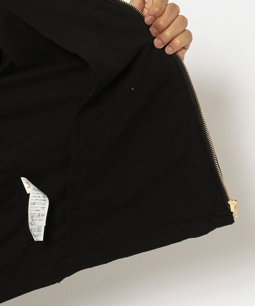 AVIREX(アヴィレックス)の「ガールズ アンド ロゴ ジャケット/GIRLS & LOGO JACKET(ジャケット/アウター・メンズ・KINARI/BLACK・M, L, XL, XXL)」の10枚目の写真