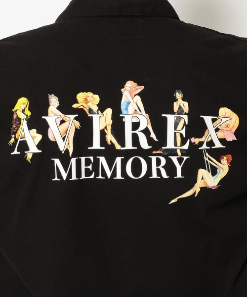 AVIREX(アヴィレックス)の「ガールズ アンド ロゴ ジャケット/GIRLS & LOGO JACKET(ジャケット/アウター・メンズ・KINARI/BLACK・M, L, XL, XXL)」の7枚目の写真