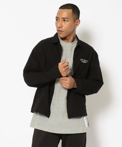 AVIREX(アヴィレックス)の「ガールズ アンド ロゴ ジャケット/GIRLS & LOGO JACKET(ジャケット/アウター・メンズ・KINARI/BLACK・M, L, XL, XXL)」の3枚目の写真