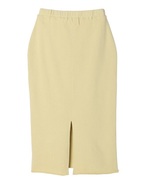 Green　Parks（グリーンパークス）の「裏毛Iラインスカート（スカート・ブラック/ライトグリーン/ライラック・F）」の9枚目の写真