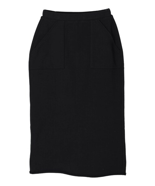 Green　Parks（グリーンパークス）の「裏毛Iラインスカート（スカート・ブラック/ライトグリーン/ライラック・F）」の17枚目の写真