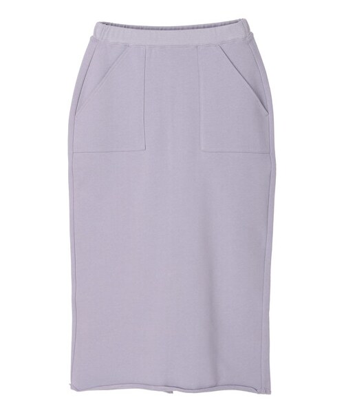 Green　Parks（グリーンパークス）の「裏毛Iラインスカート（スカート・ブラック/ライトグリーン/ライラック・F）」の22枚目の写真