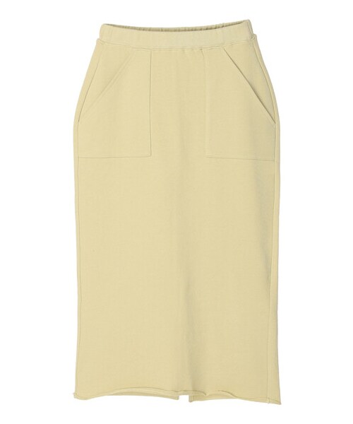 Green　Parks（グリーンパークス）の「裏毛Iラインスカート（スカート・ブラック/ライトグリーン/ライラック・F）」の18枚目の写真