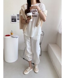 Miamasvin（ミアマスビン）の「切替ラインイージージョガーパンツ（その他・レディース）」