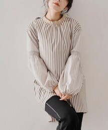 Chez toi | STR切替ボリュームスリーブブラウス(シャツ/ブラウス)